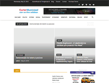 Tablet Screenshot of curiermunicipal.ro